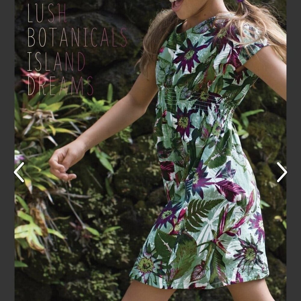 Tea Collection Bali Jungle Flower Dress